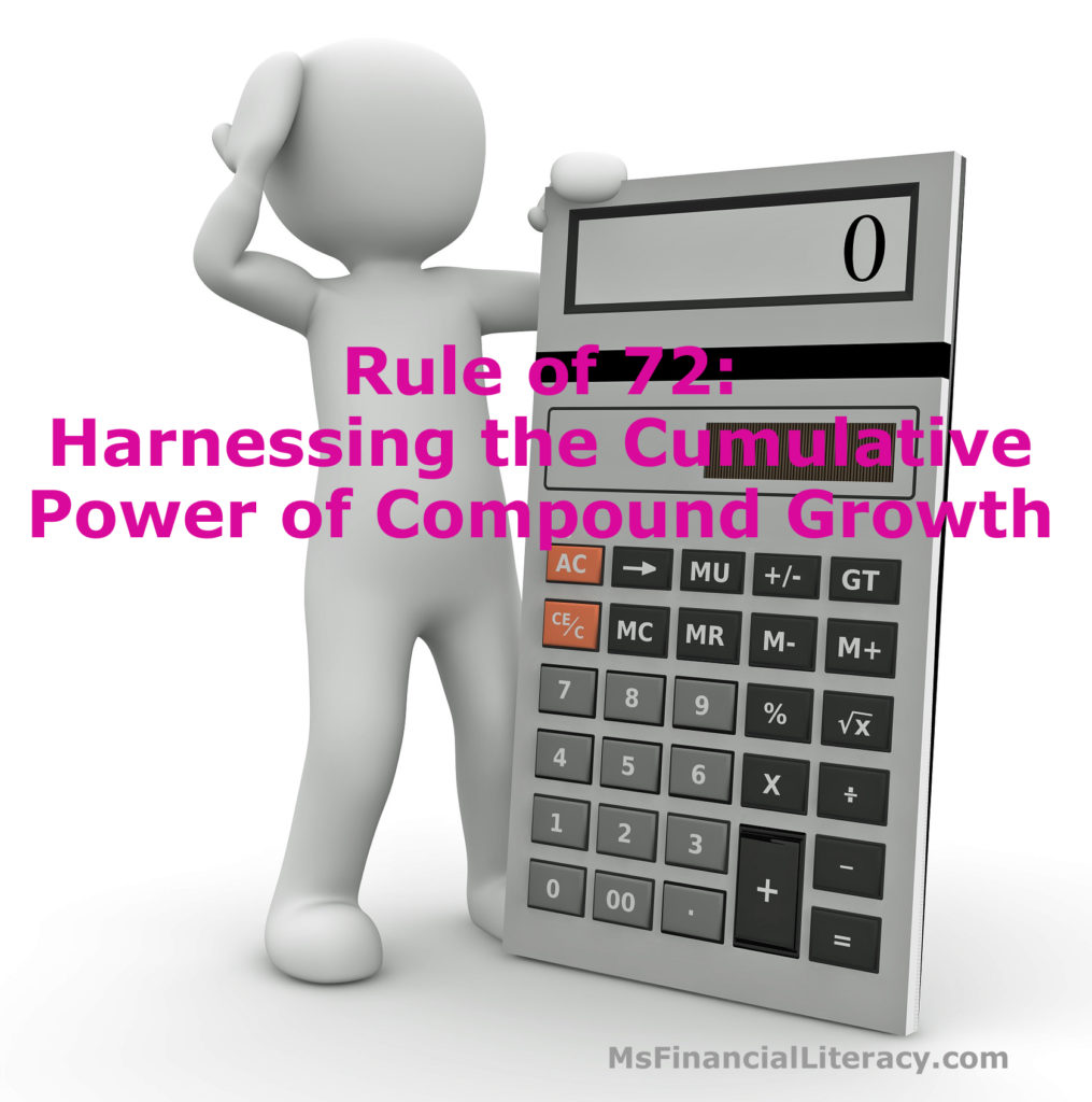 rule of 72 compound growth value of time rate of return 